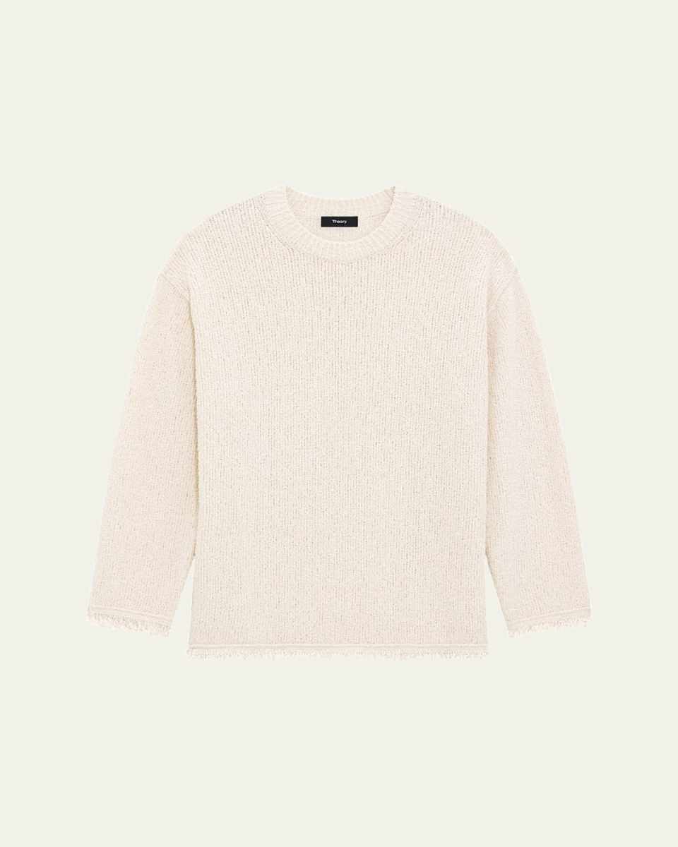 Relaxed Boucle Crewneck Sweat